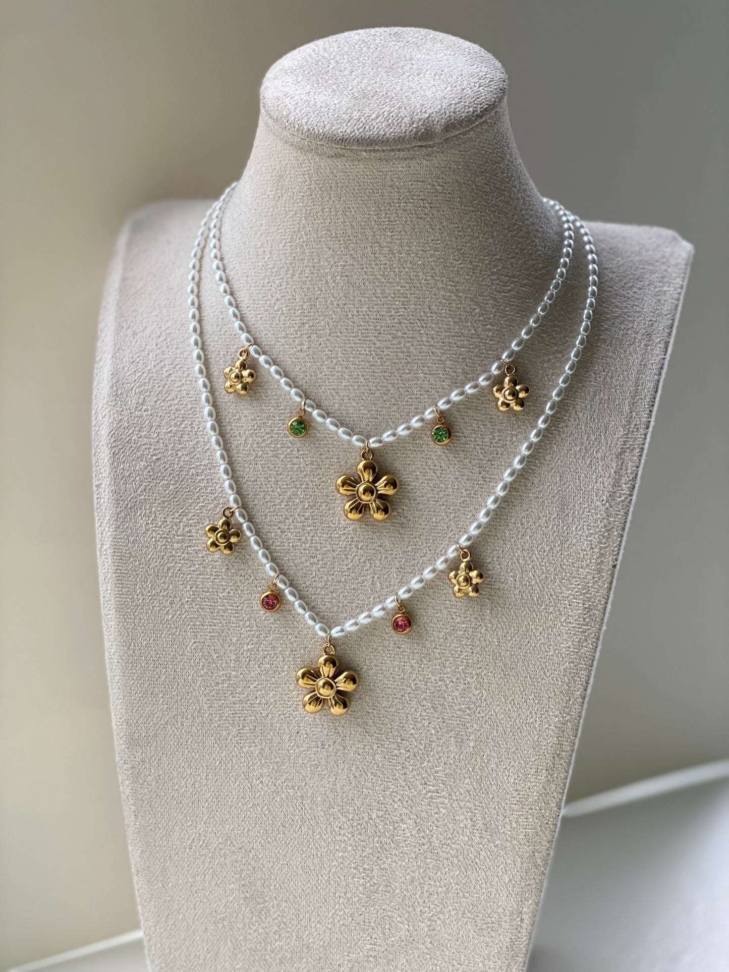 Flower Power Charm Necklace