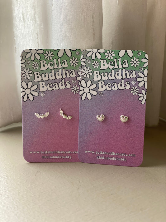 Heart Studs