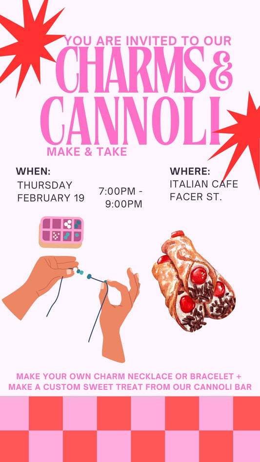 Charms & Cannoli Night