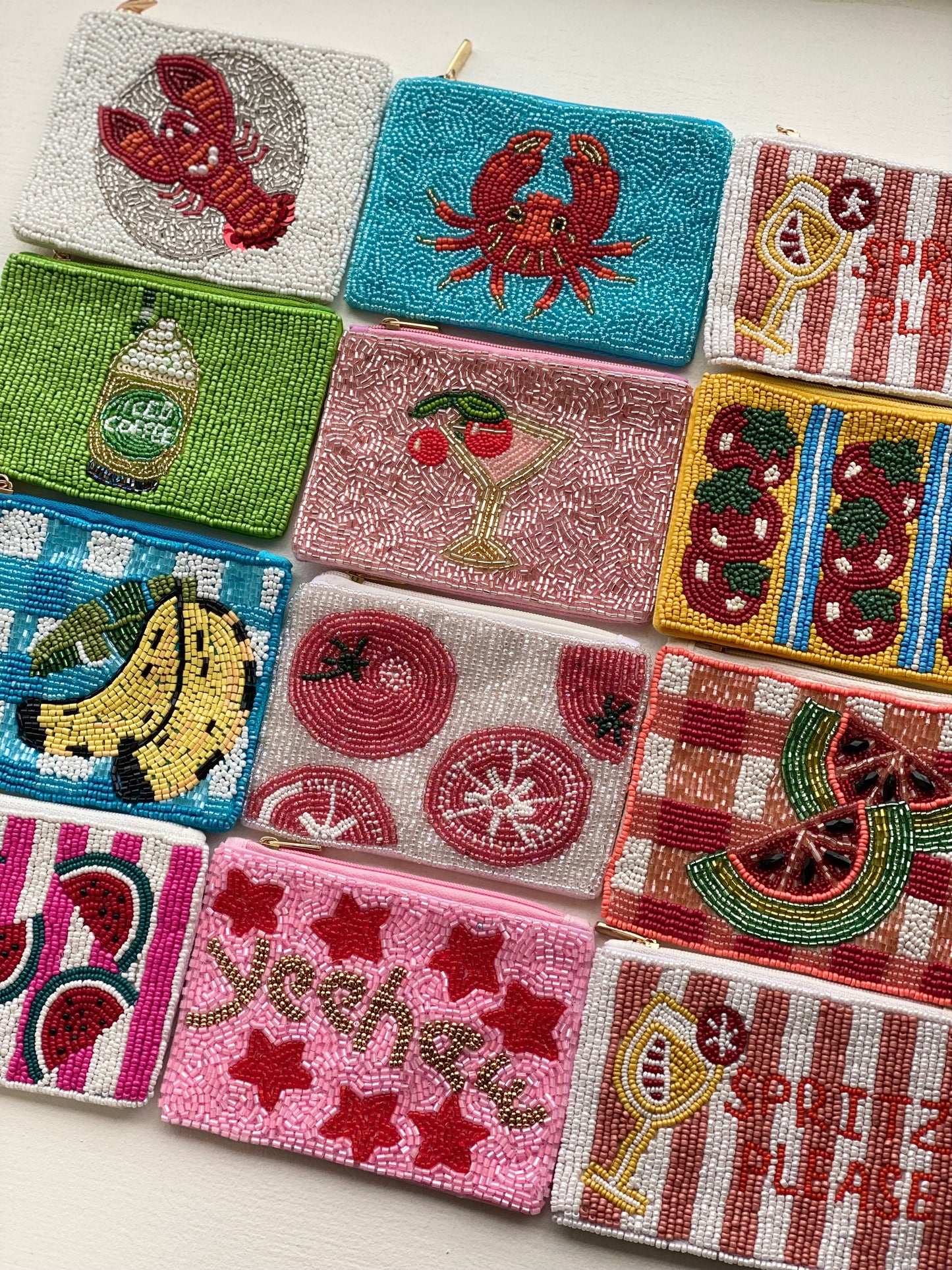 Bella Beaded Pouches