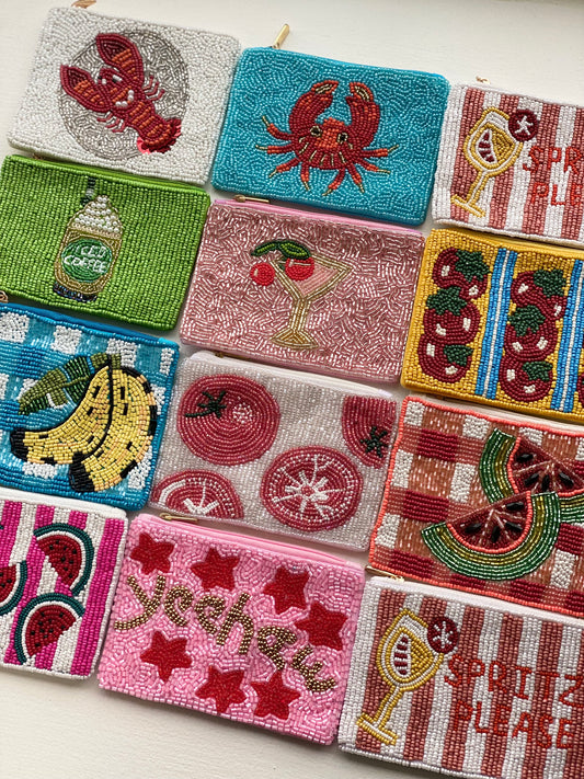 Bella Beaded Pouches