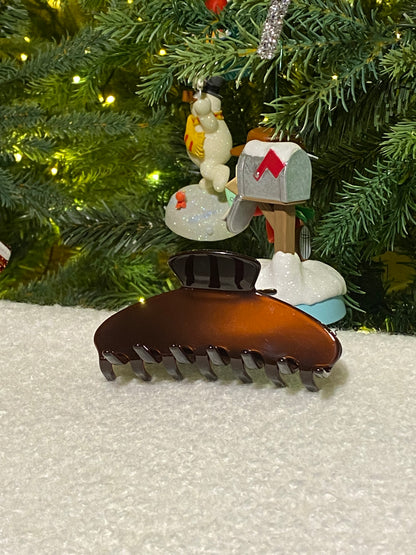 Cafe Brown Claw Clips