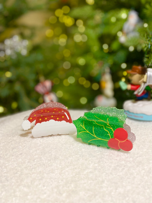 Holiday Hair Claws