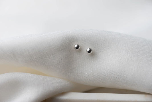 Silver Ball Studs