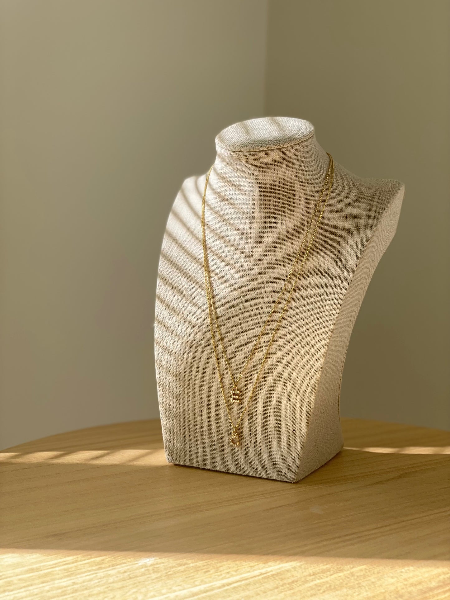 Gold Charm Necklace 16 inch