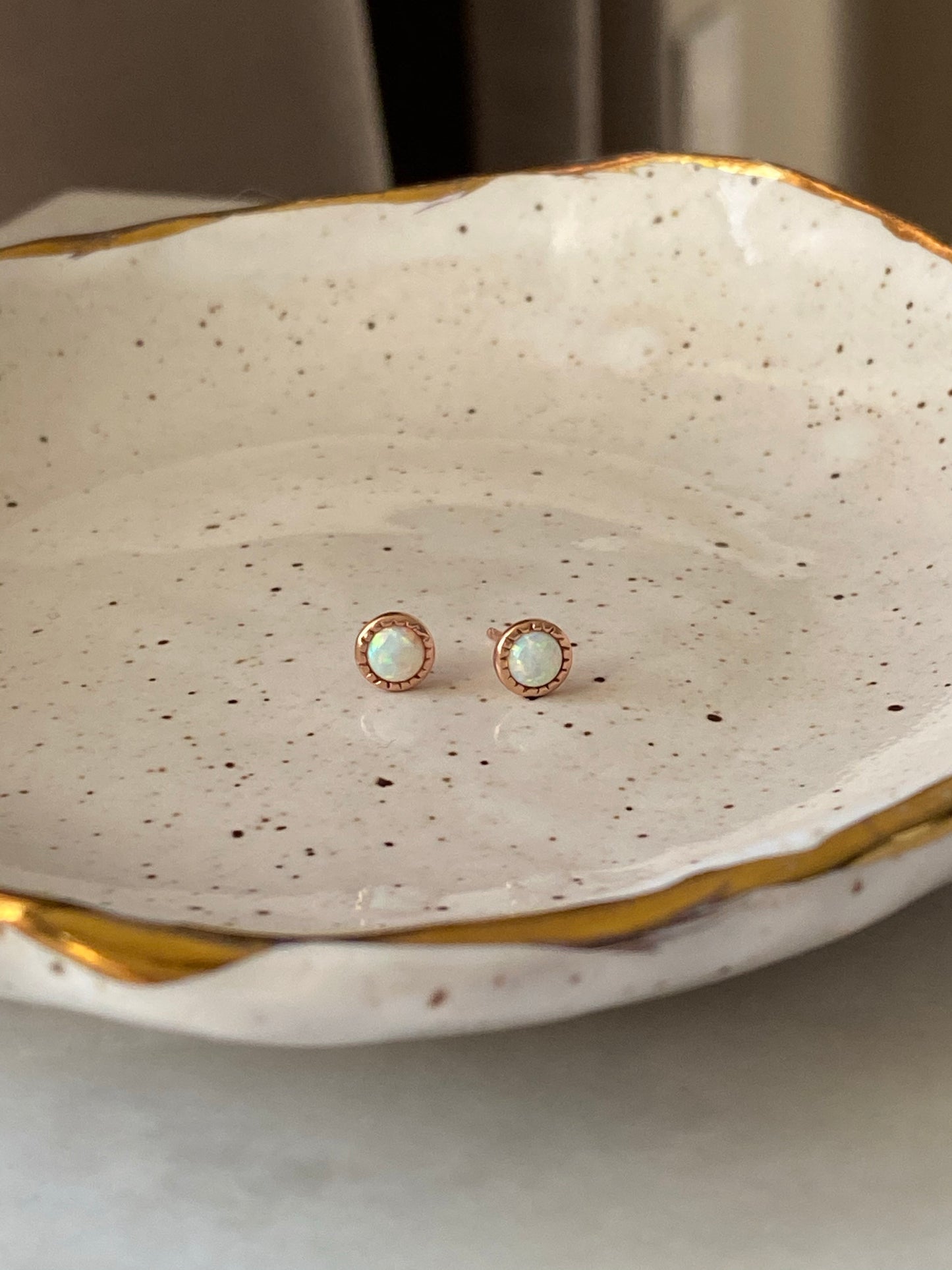 Gemma Opal Studs