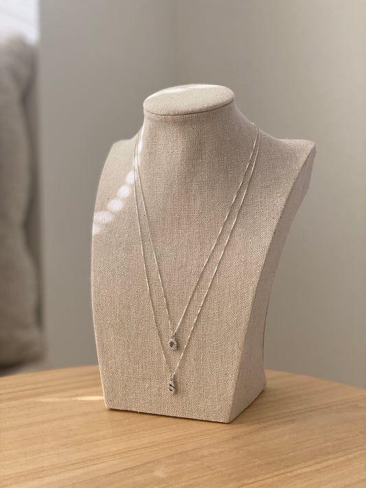 Silver Charm Necklace 18 inch